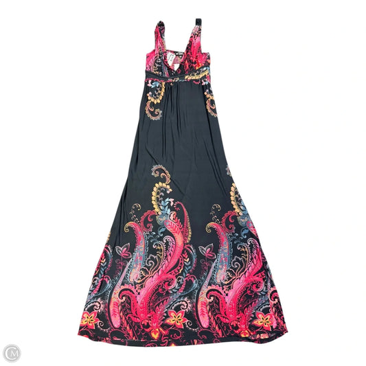 Dress Casual Maxi By Papillion In Floral Print, Size: L