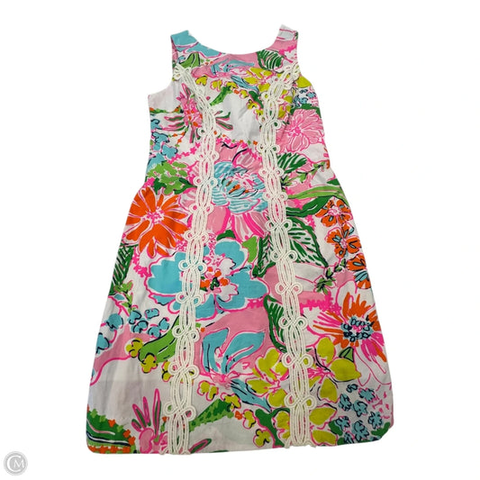 Dress Designer By Lilly Pulitzer In Floral Print, Size: 2