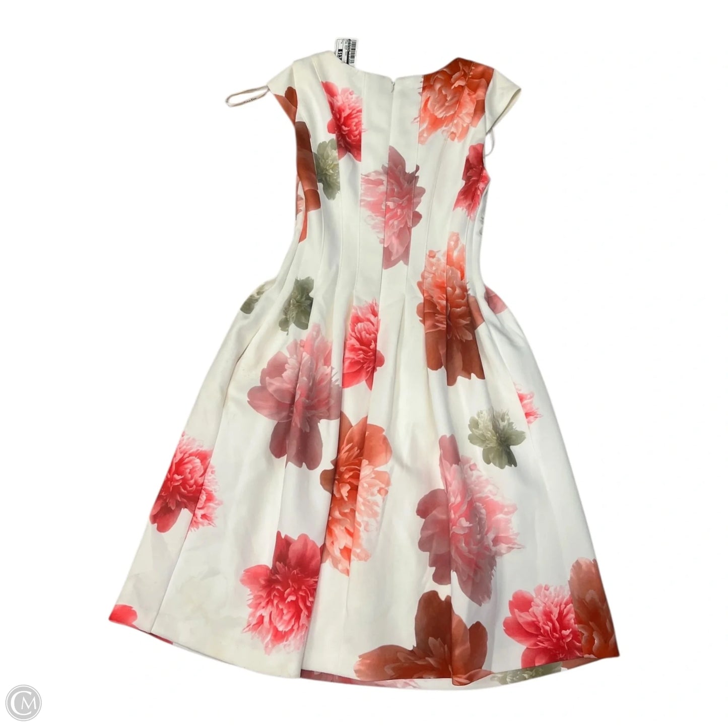 Dress Casual Short By Calvin Klein In Floral Print, Size: S