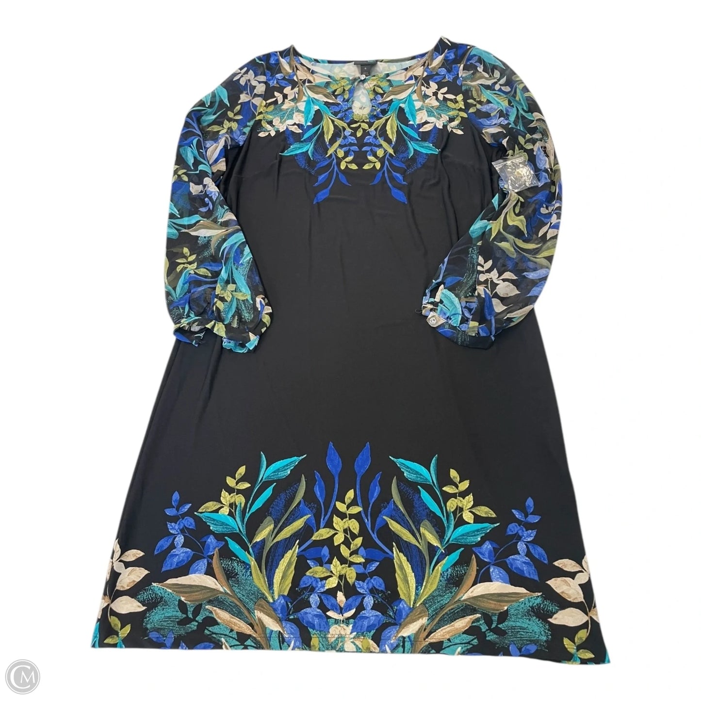 Dress Casual Short By Jm Collections In Floral Print, Size: M