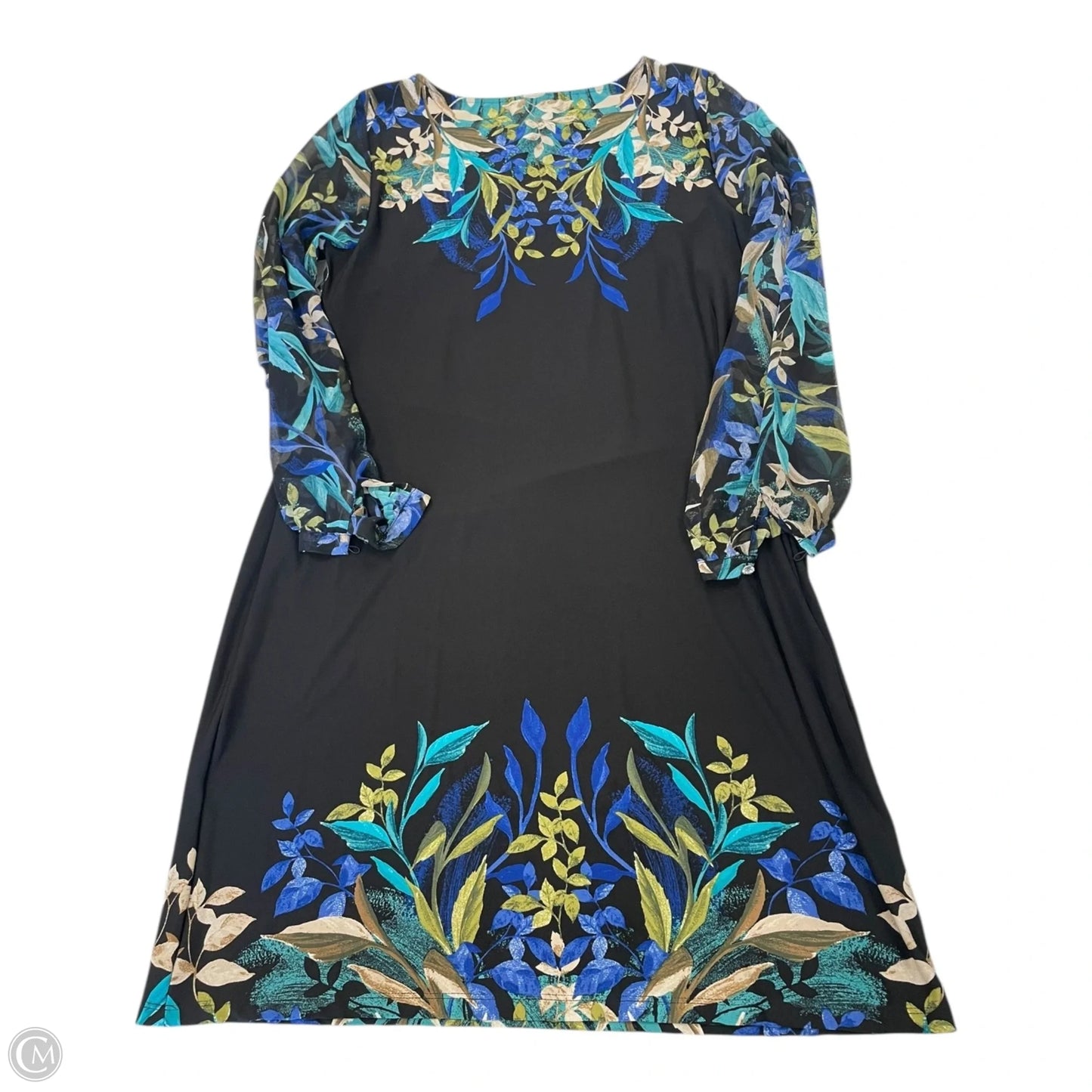 Dress Casual Short By Jm Collections In Floral Print, Size: M