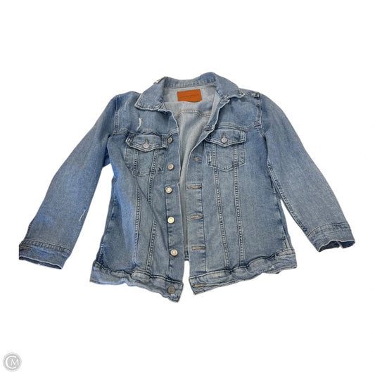 Jacket Denim By Lucky Brand In Blue, Size: S