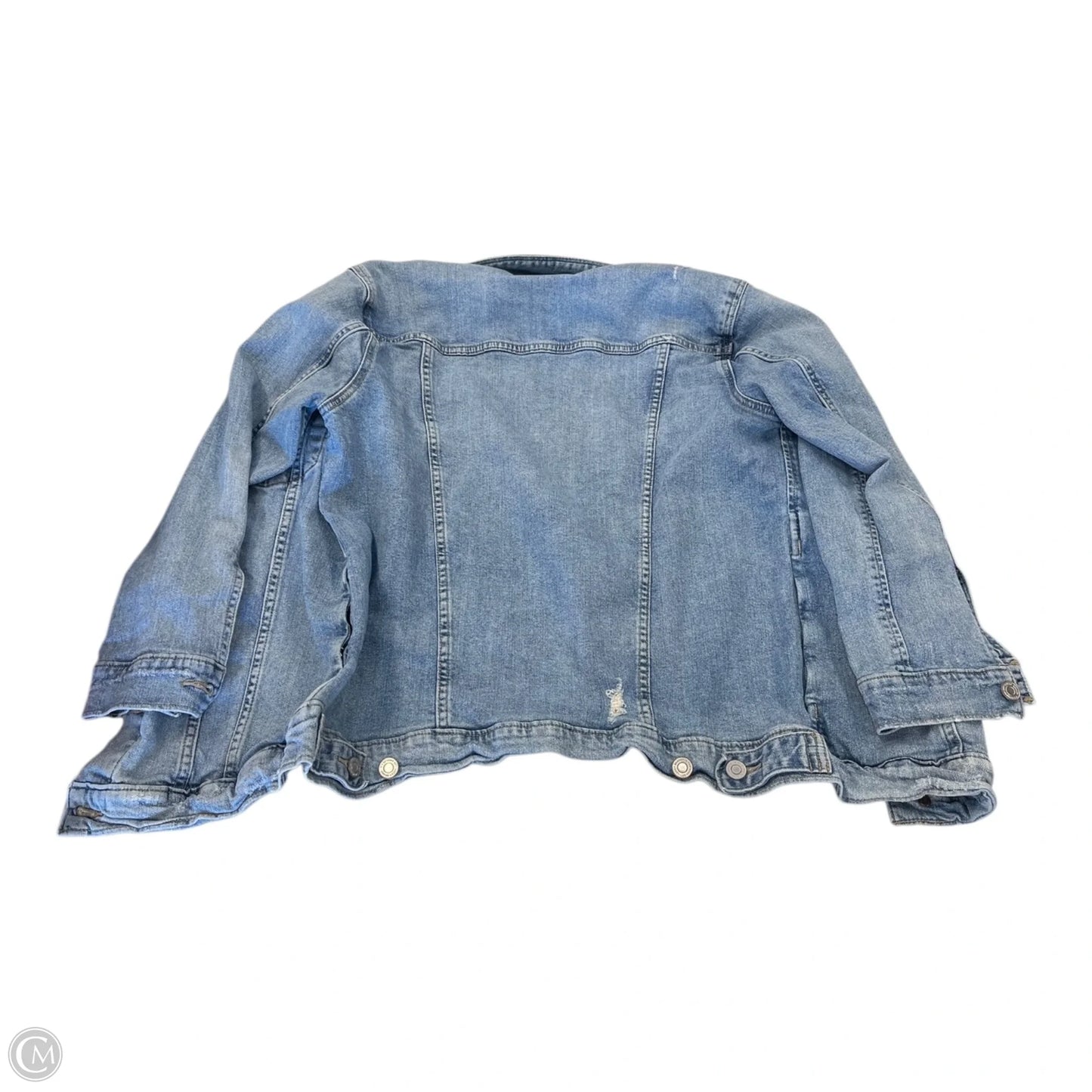 Jacket Denim By Lucky Brand In Blue, Size: S