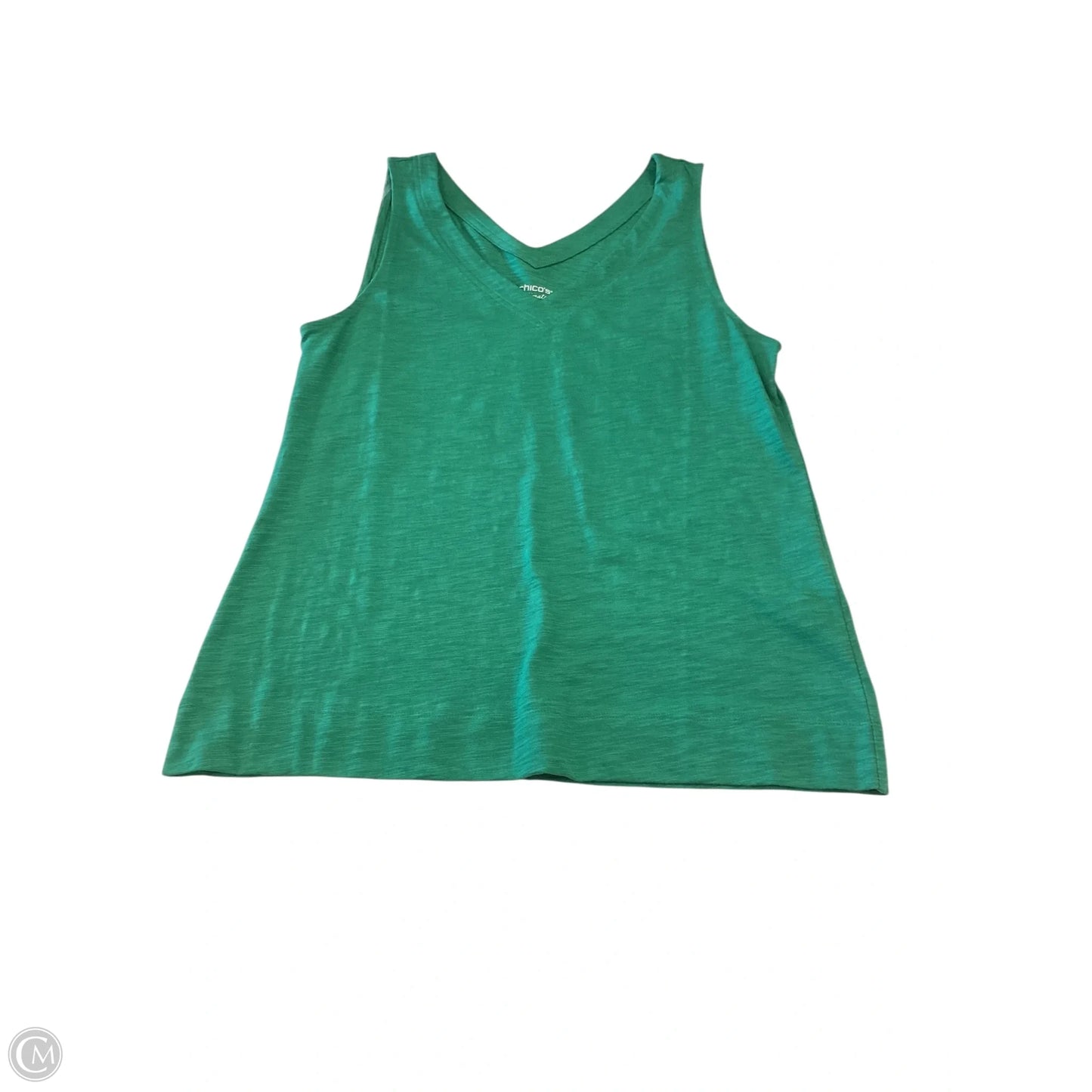 Tank Top By Chicos In Green, Size: M