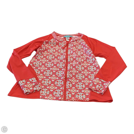 Top Long Sleeve By Cmc In Red, Size: M