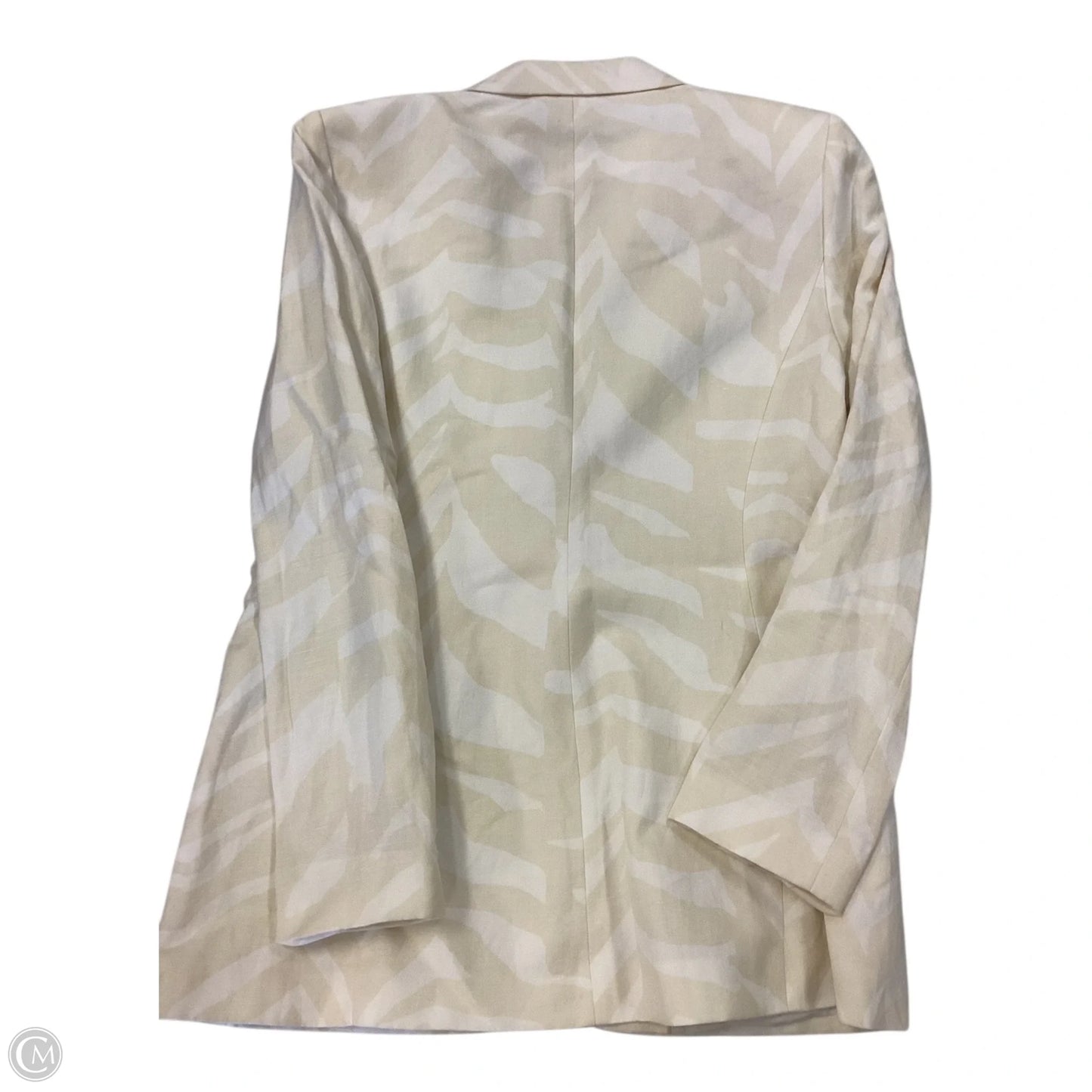 Blazer By Calvin Klein In Cream, Size: M