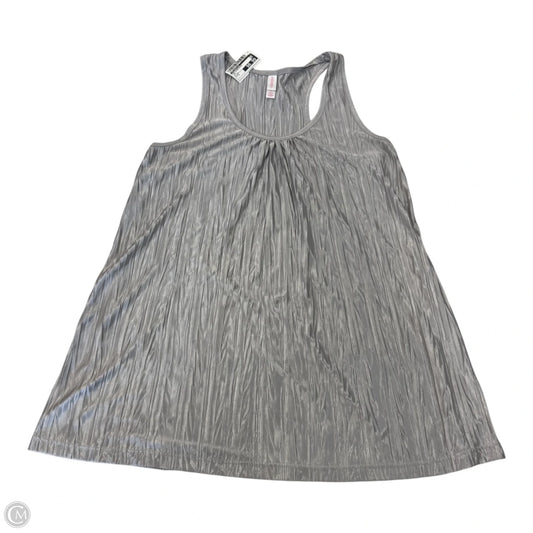 Top Sleeveless By Xhilaration In Grey, Size: S