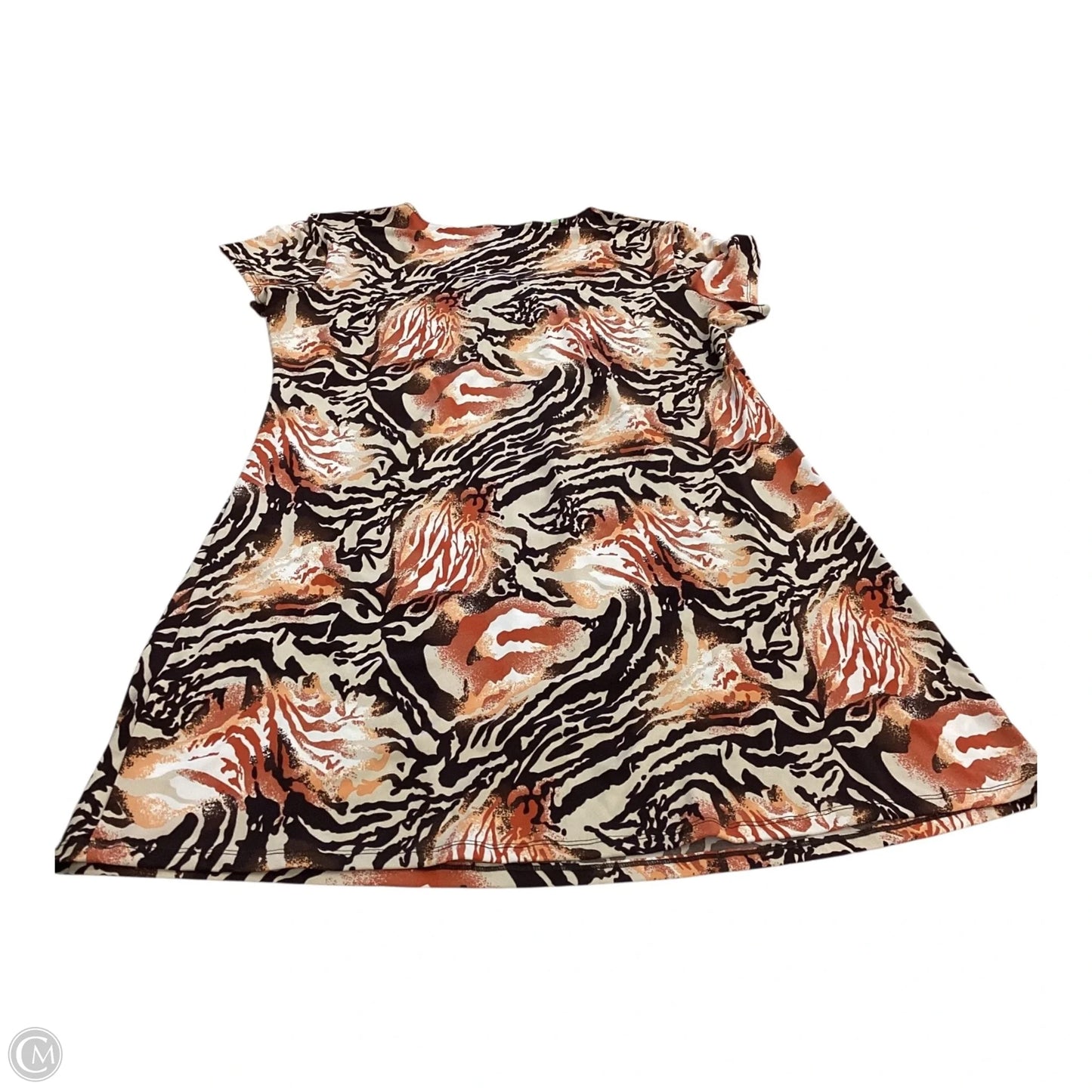 Dress Casual Short By Ruby Rd In Brown & Orange, Size: Lp