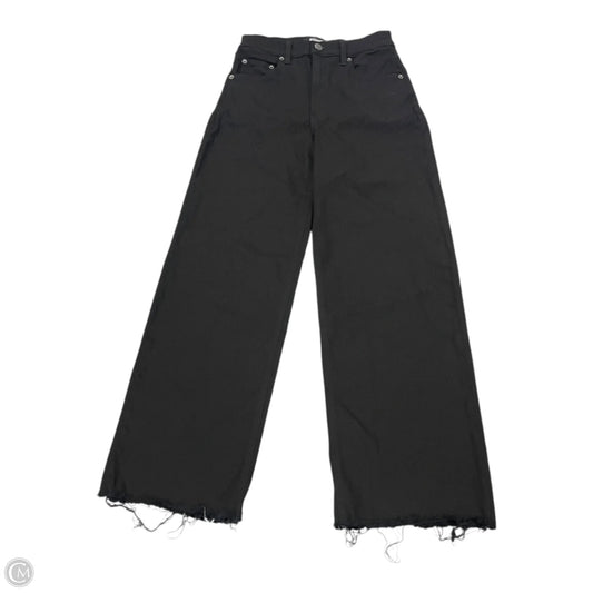 Jeans Straight By Reformation In Black, Size: 2