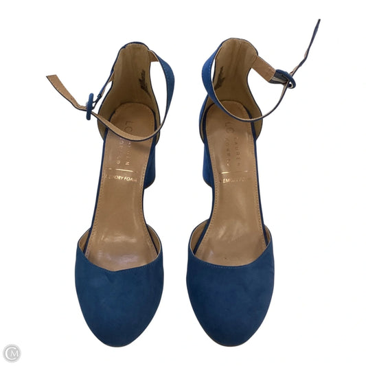 Shoes Heels Block By Cmc In Blue, Size: 10