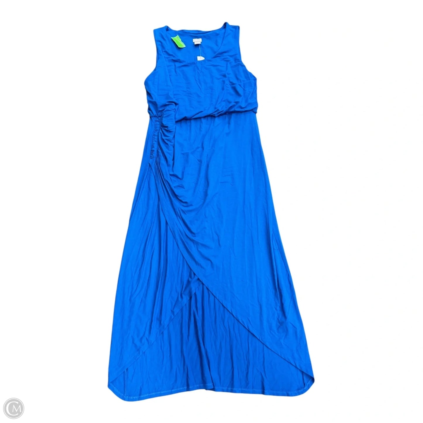Dress Casual Maxi By Chicos In Blue, Size: L