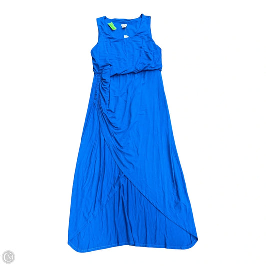 Dress Casual Maxi By Chicos In Blue, Size: L