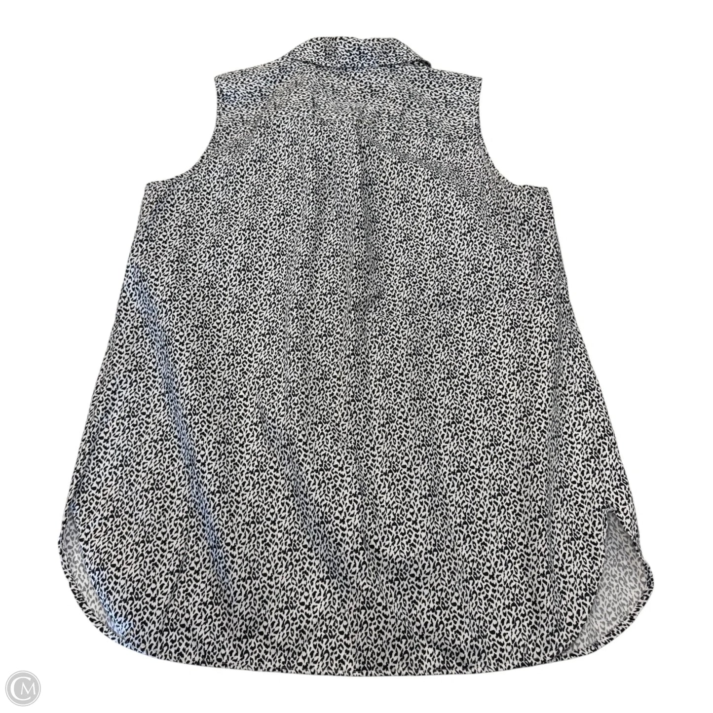 Top Sleeveless By Chicos In Animal Print, Size: L