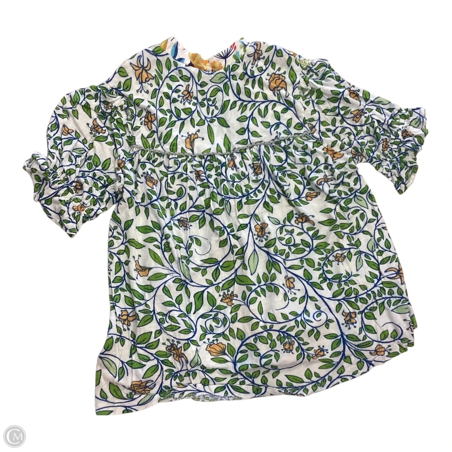 Top Short Sleeve By Blank London In Floral Print, Size: Xs