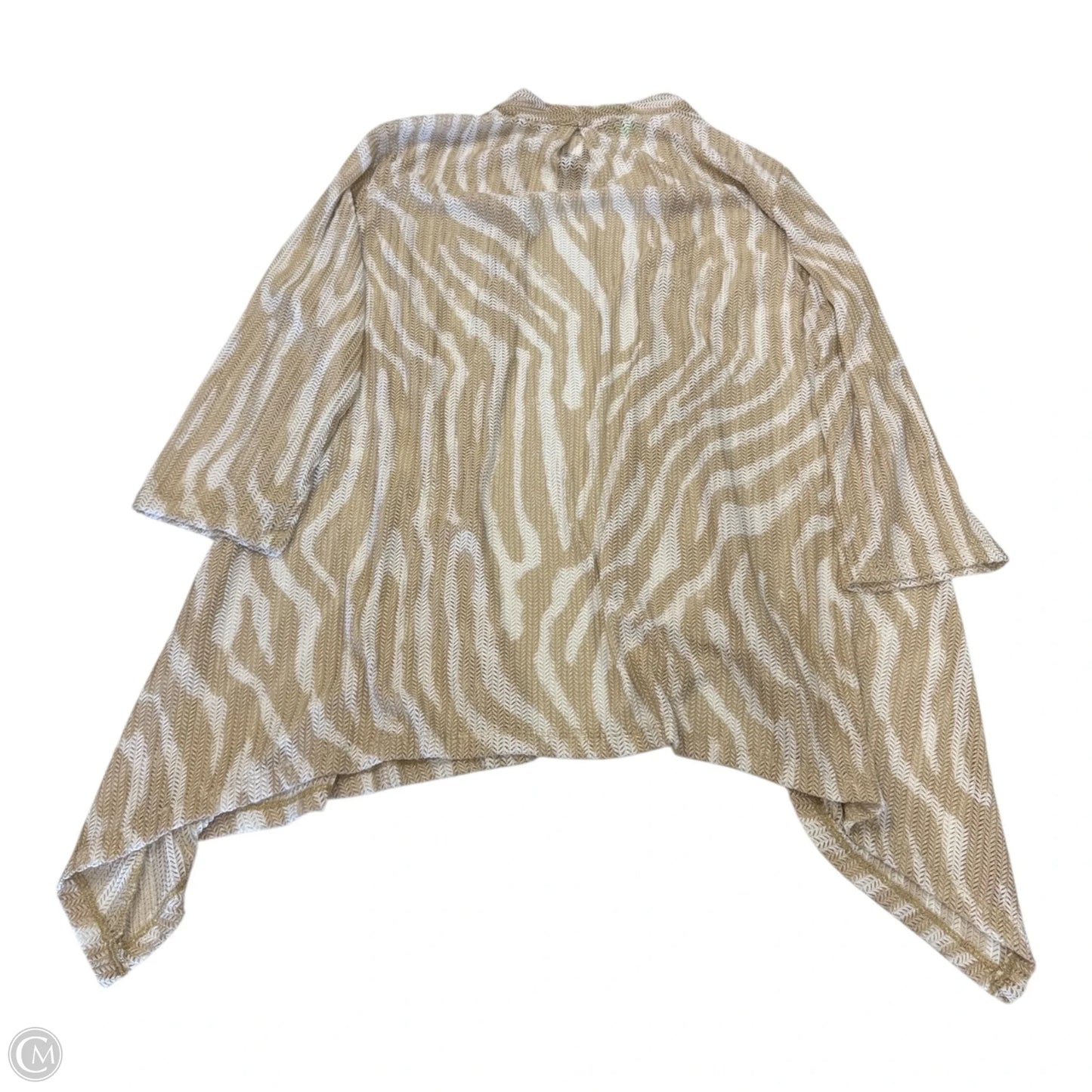 Cardigan By Chicos In Tan, Size: Xl
