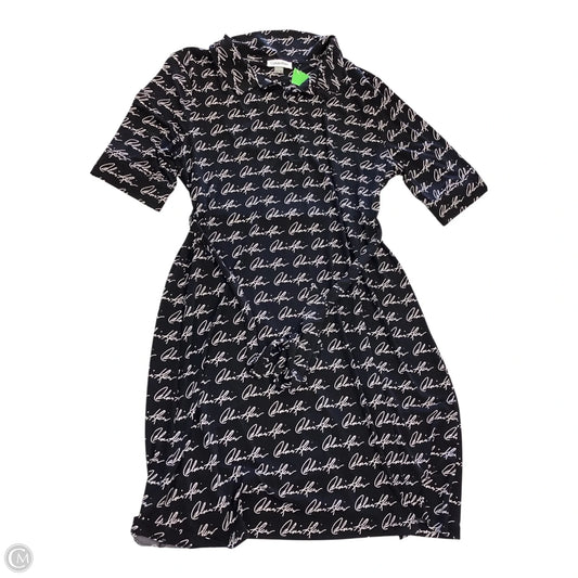 Dress Casual Short By Calvin Klein In Black & White, Size: 14