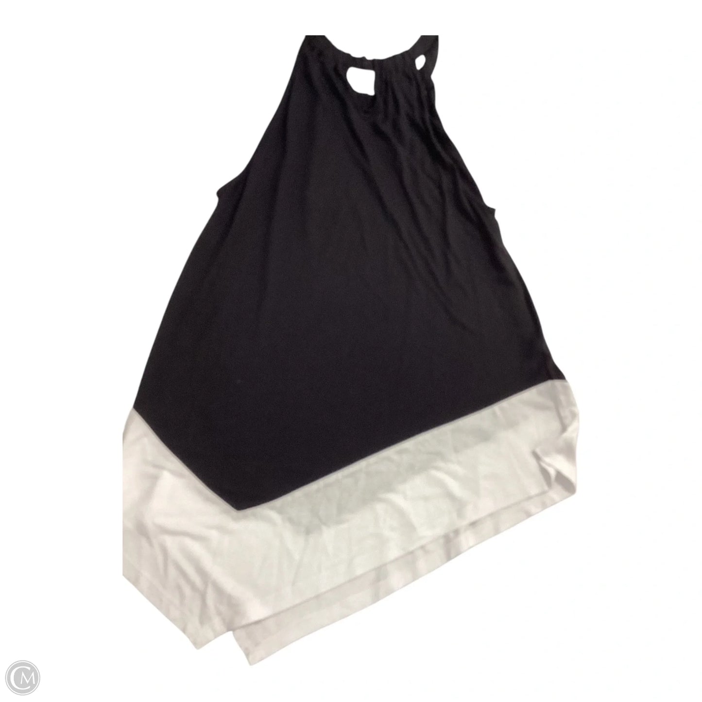 Top Sleeveless By Inc In Black & White, Size: L