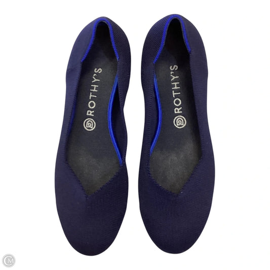 Shoes Flats By Rothys In Navy, Size: 11.5