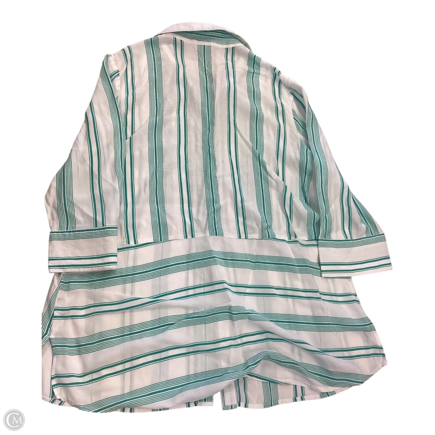 Top Long Sleeve By Soft Surroundings In Striped Pattern, Size: M