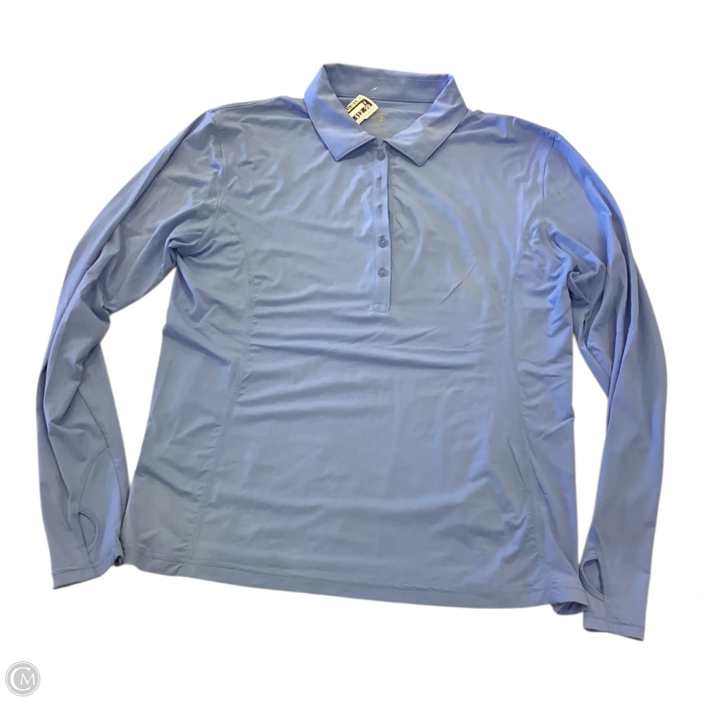 Top Long Sleeve By Cmc In Blue, Size: Xl
