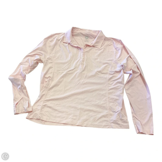 Top Long Sleeve By Cmc In Pink Print, Size: Xl