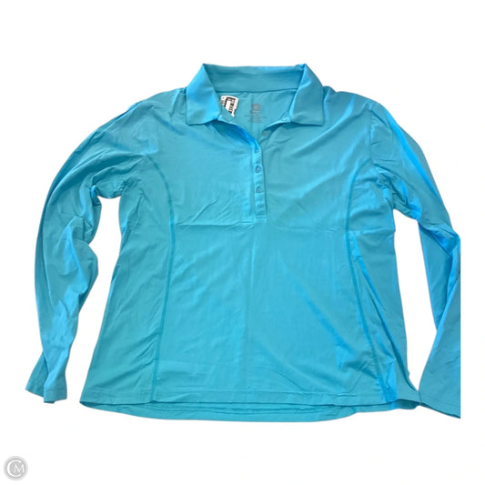 Top Long Sleeve By Cmc In Blue, Size: Xl