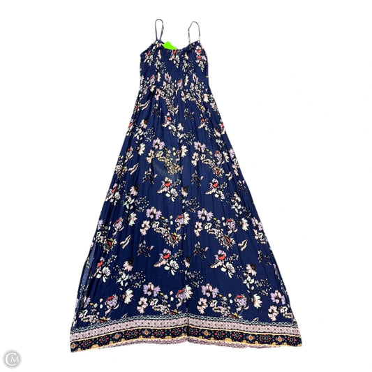 Dress Casual Maxi By Rewind In Navy, Size: S