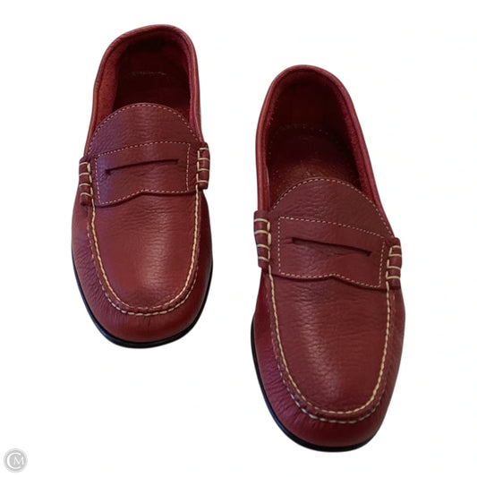 Shoes Flats By Cmc In Maroon, Size: 8