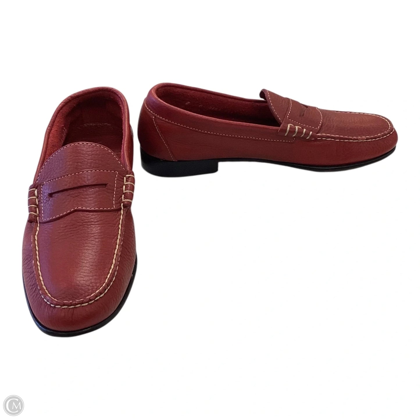 Shoes Flats By Cmc In Maroon, Size: 8