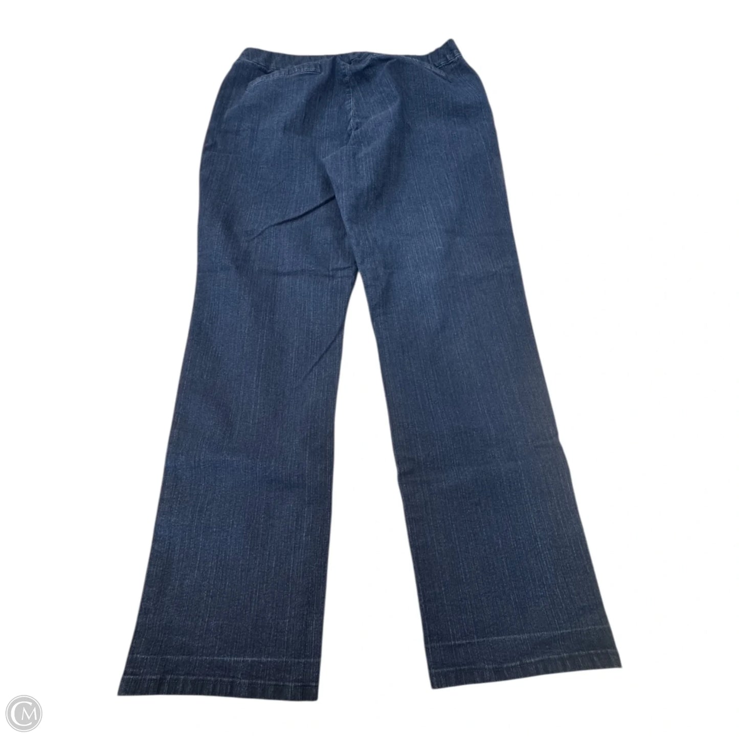 Jeans Straight By Chic In Blue, Size: 16