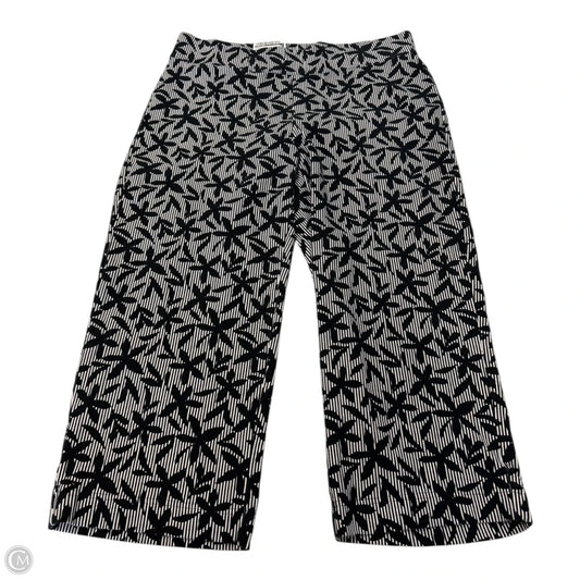 Capris By Lands End In Black & White, Size: M