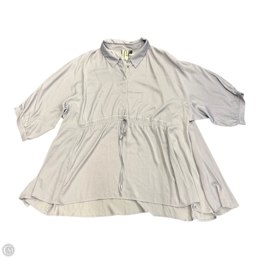 Tunic 3/4 Sleeve By Cmc In Purple, Size: 3x