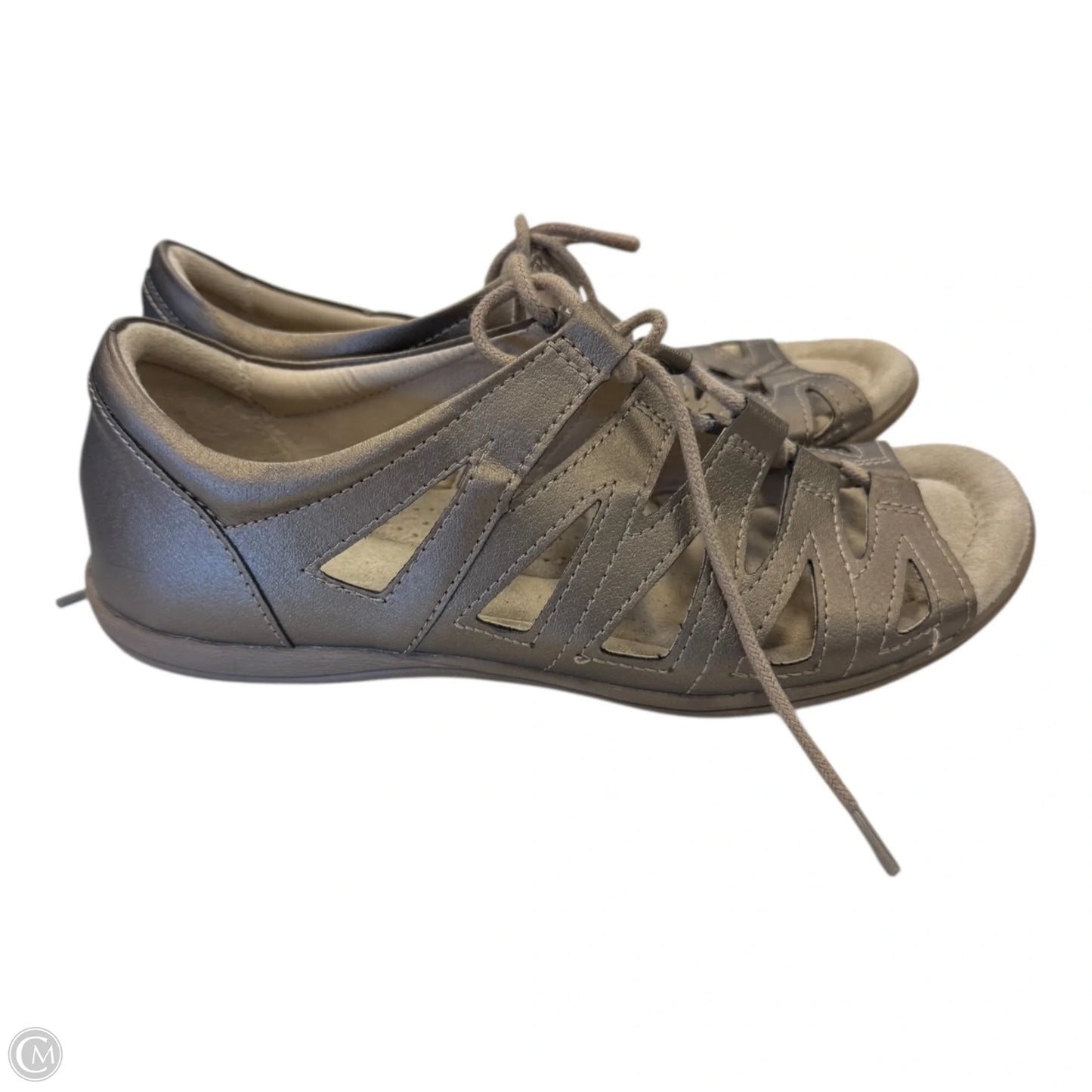 Shoes Flats By Cmc In Bronze, Size: 8