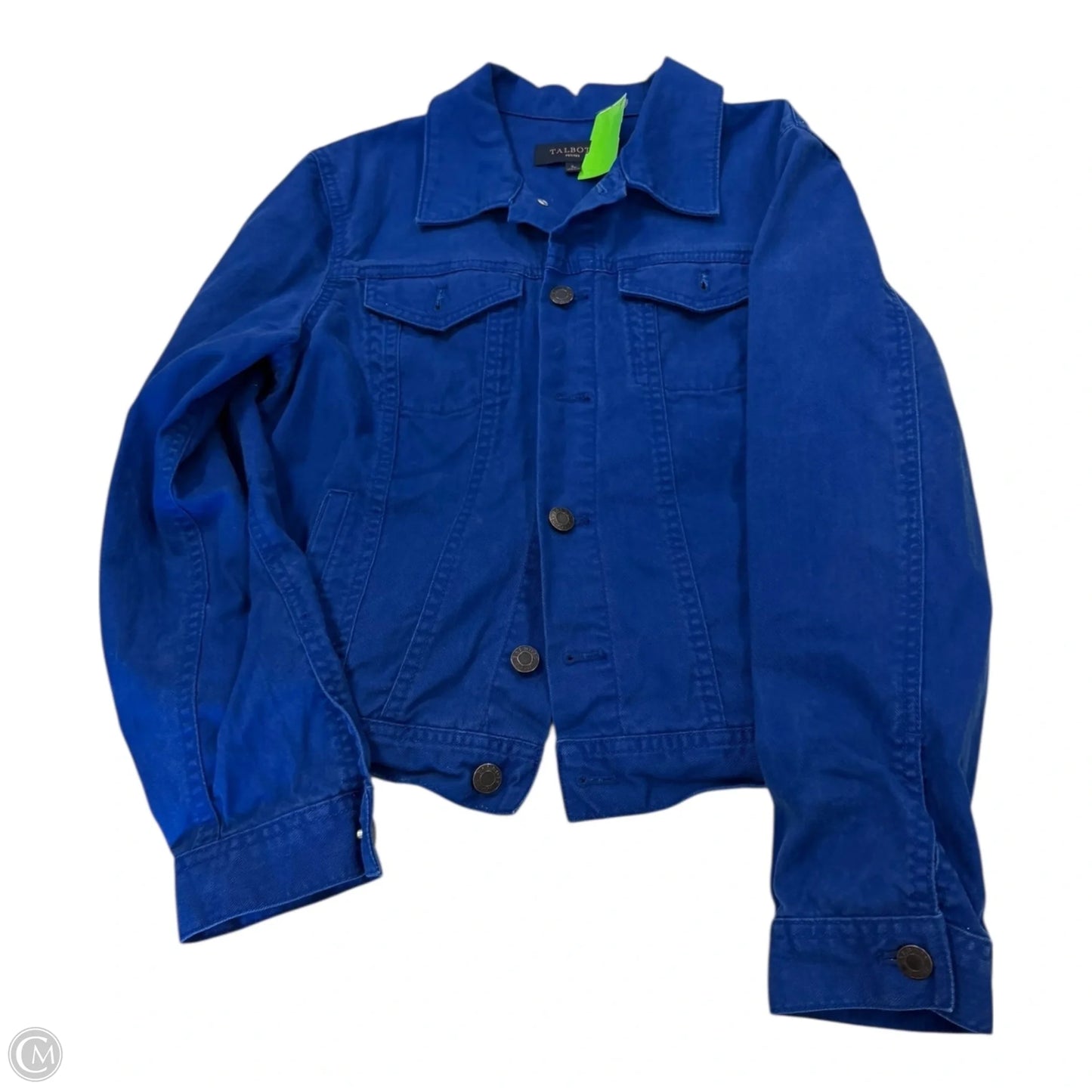 Jacket Denim By Talbots In Blue, Size: Sp
