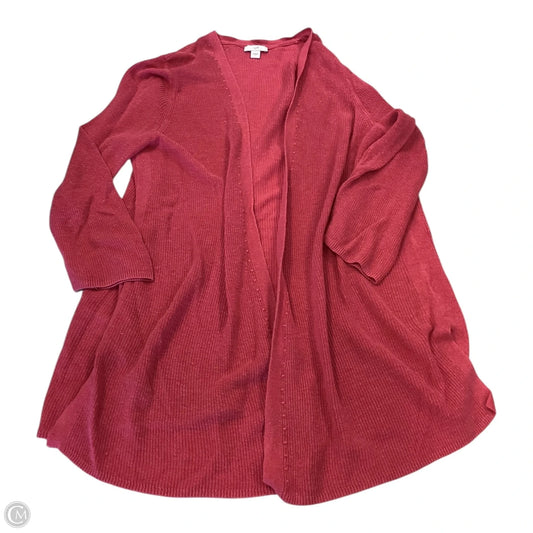 Cardigan By J. Jill In Pink, Size: L
