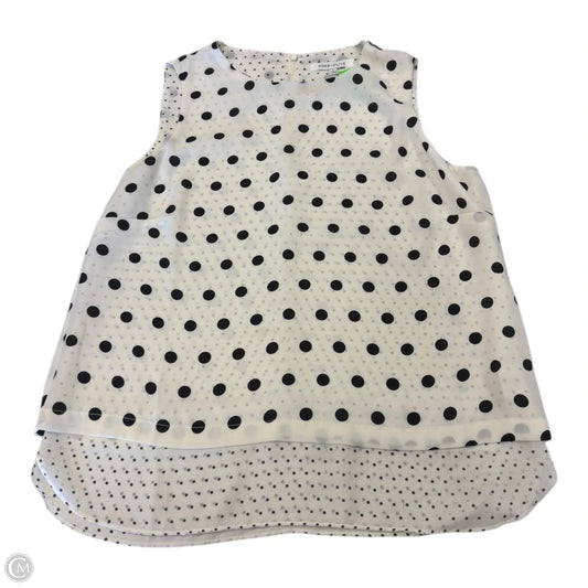 Top Sleeveless By Rose And Olive In Polkadot Pattern, Size: L