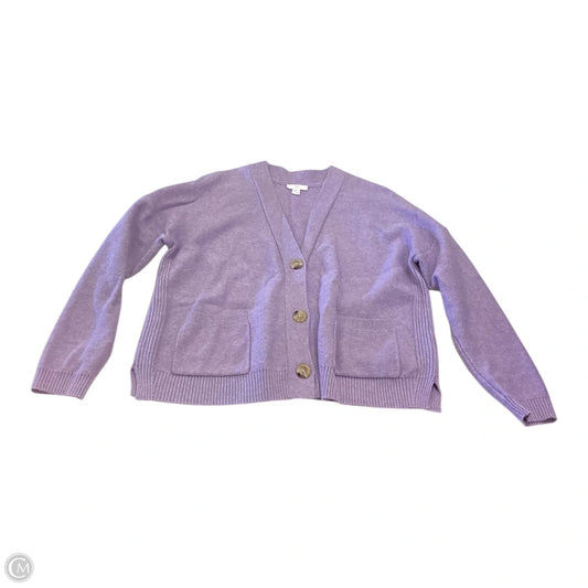 Cardigan By J. Jill In Purple, Size: S