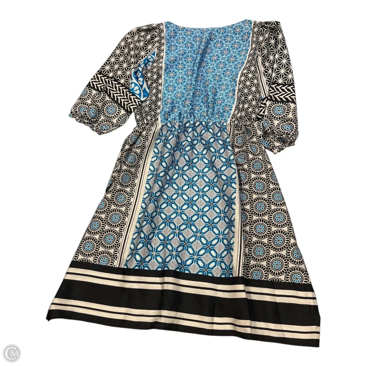 Dress Casual Short By Loft In Black & Blue, Size: S