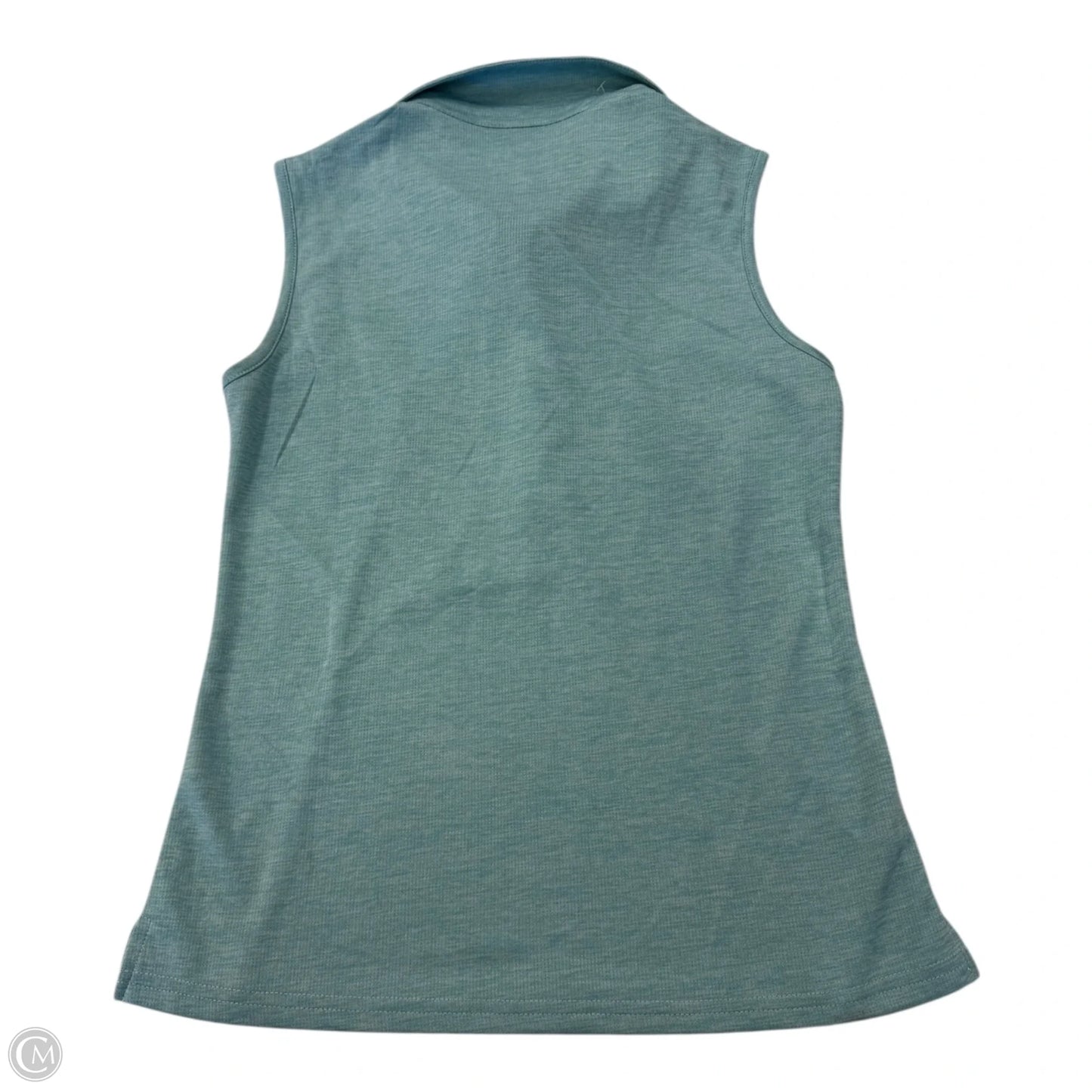 Athletic Top Long Sleeve Collar By Cmc In Blue, Size: Xs