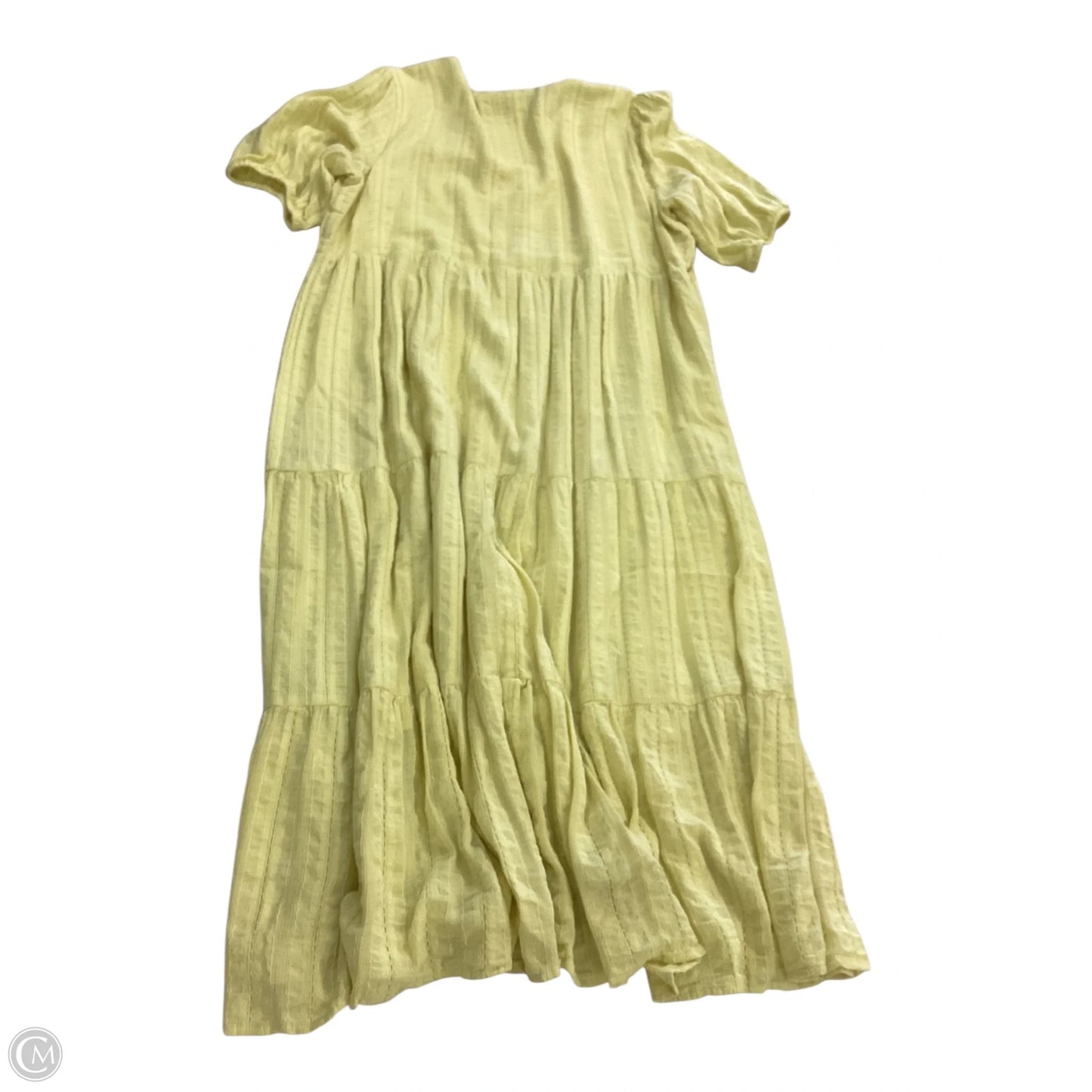 Dress Casual Midi By J. Jill In Yellow, Size: L