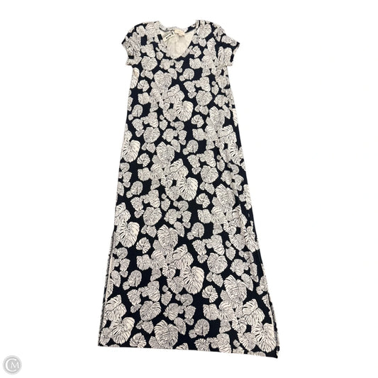 Dress Casual Maxi By Loft In Black & White, Size: S