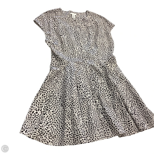 Dress Casual Short By H&m In Animal Print, Size: M