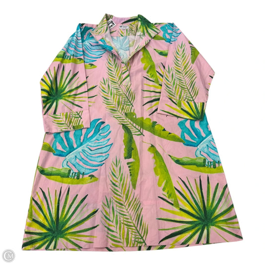 Dress Casual Short By Cmc In Tropical Print, Size: M