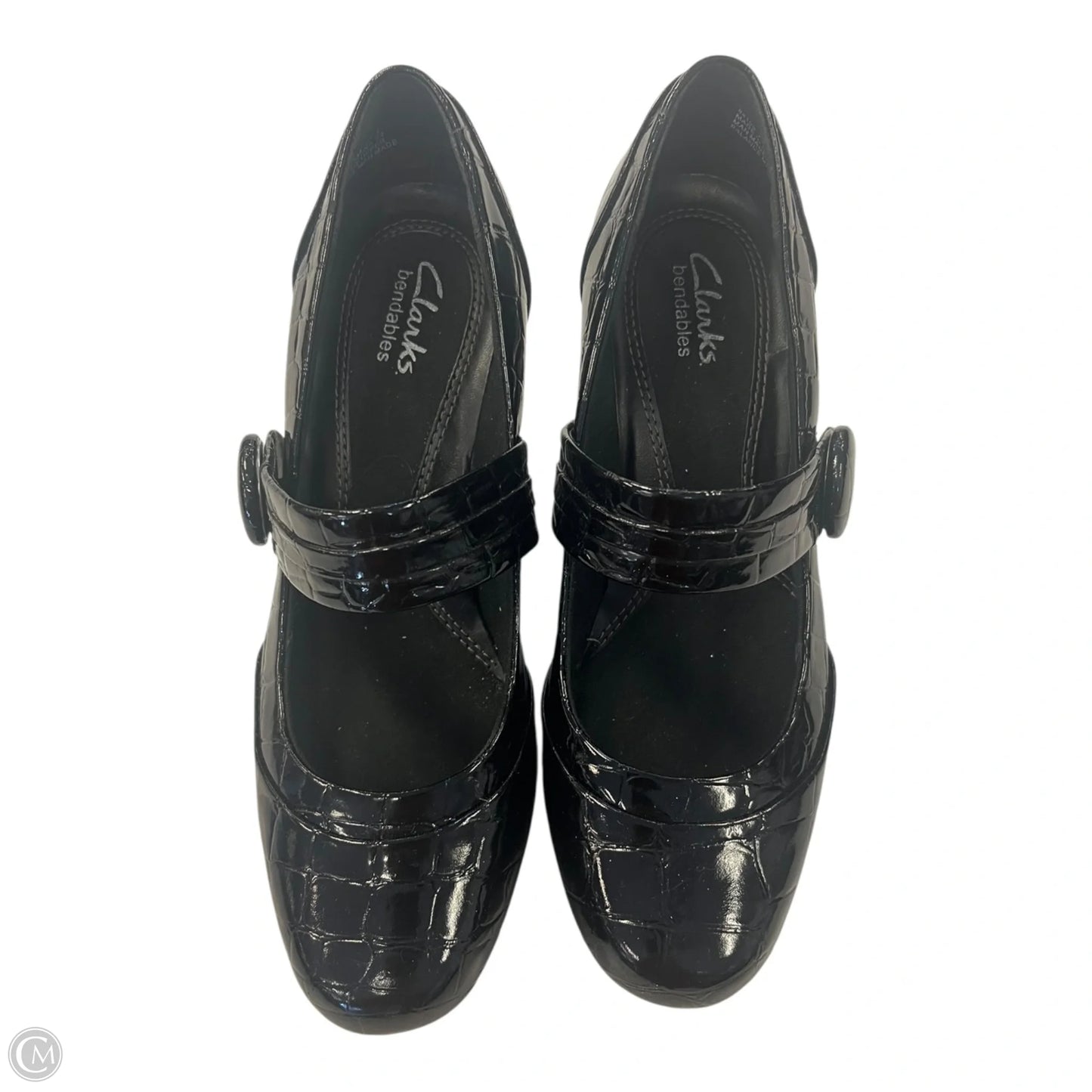 Shoes Heels Block By Clarks In Black, Size: 7.5