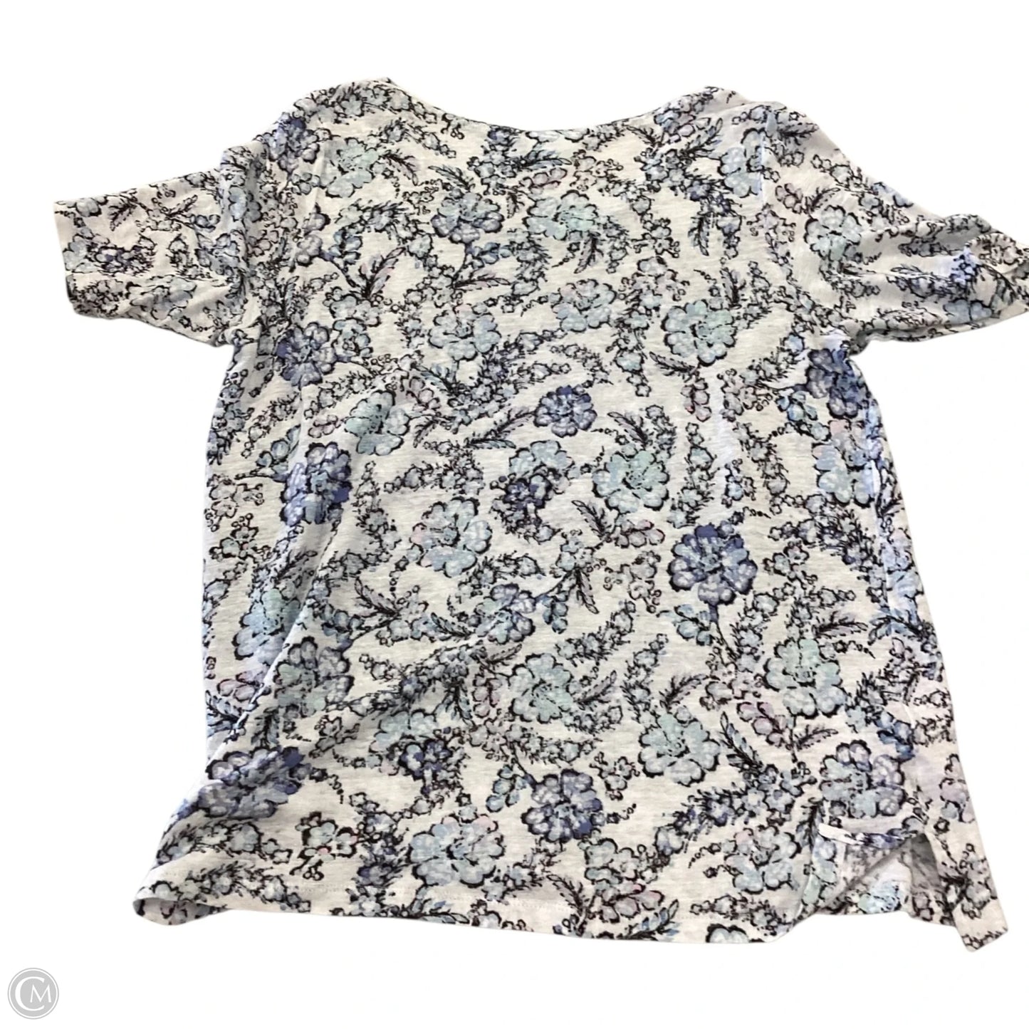 Top Short Sleeve By J. Jill In Floral Print, Size: M