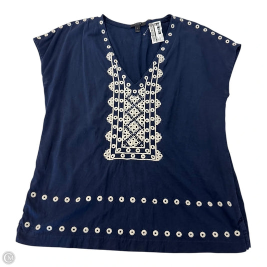 Top Short Sleeve By J. Crew In Navy, Size: S