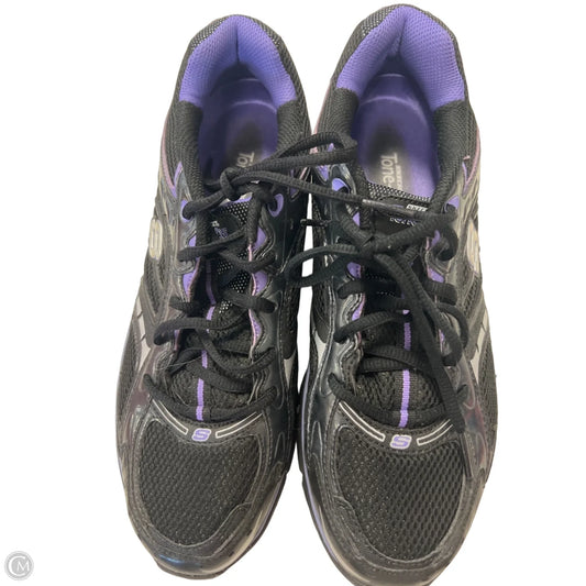 Shoes Athletic By Skechers In Black & Purple, Size: 9.5