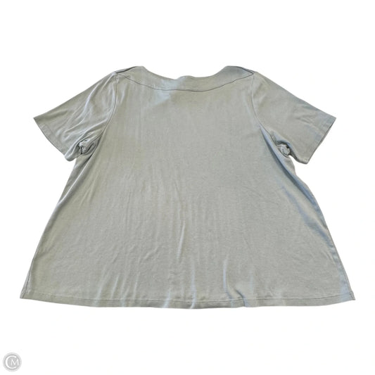 Top Short Sleeve By J. Jill In Green, Size: 4x