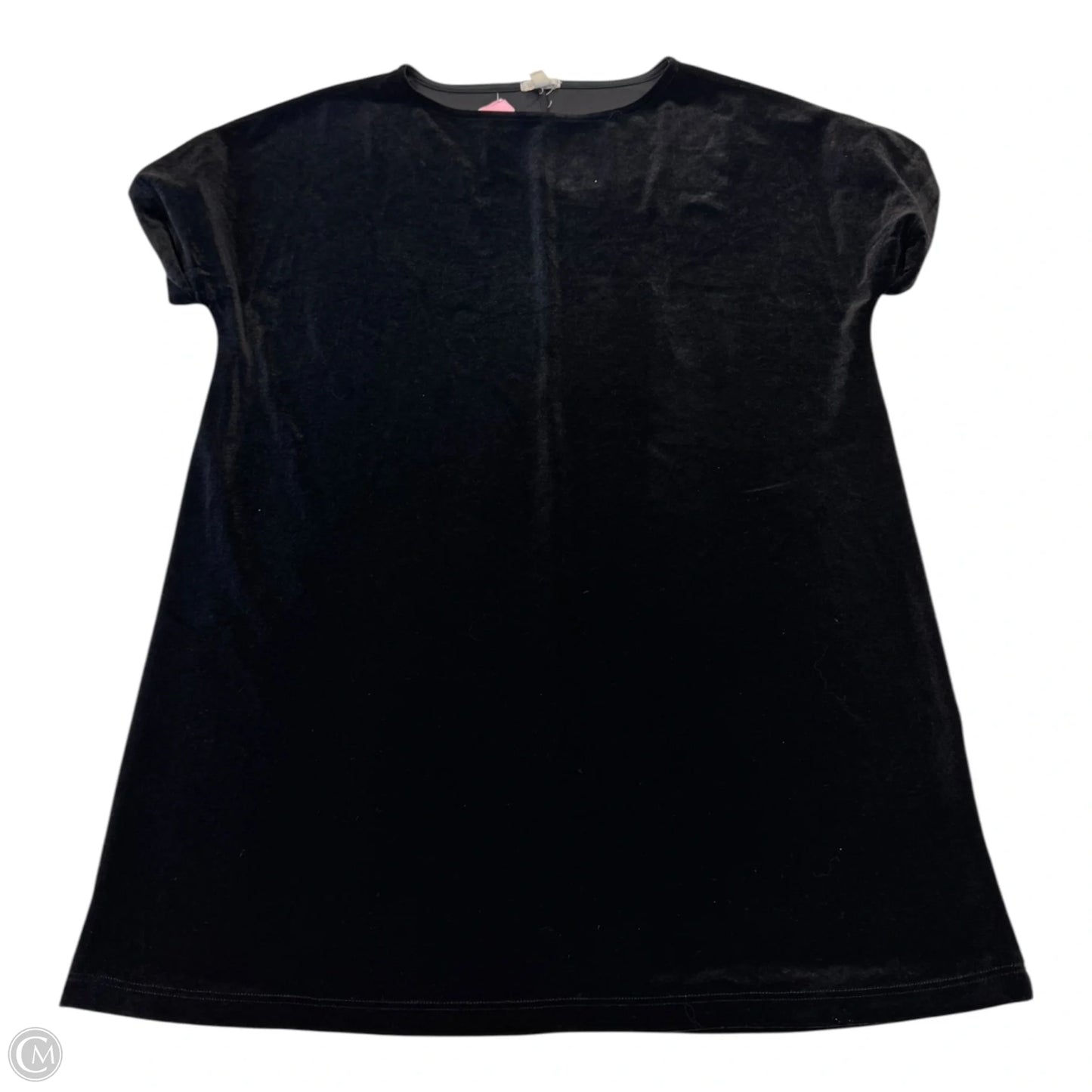 Top Short Sleeve By Clothes Mentor In Black, Size: S