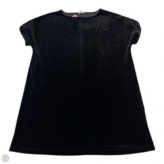 Top Short Sleeve By Clothes Mentor In Black, Size: S